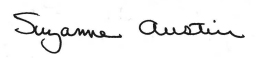 Provost Suzanne Austin signature
