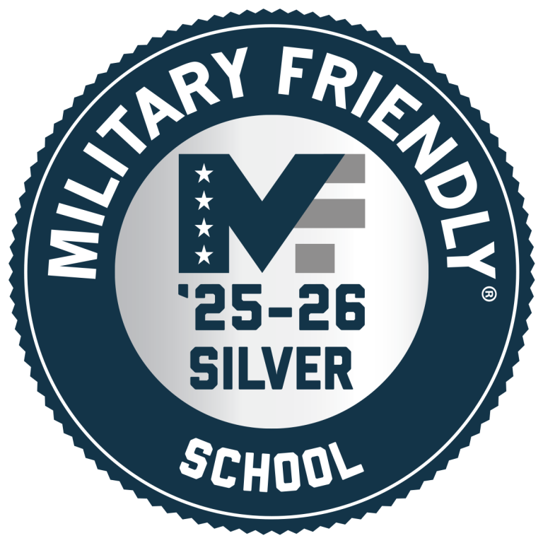 Military Friendly School Silver logo 2025-26 
