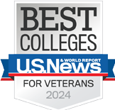 US News Best for Vets 2024 badge