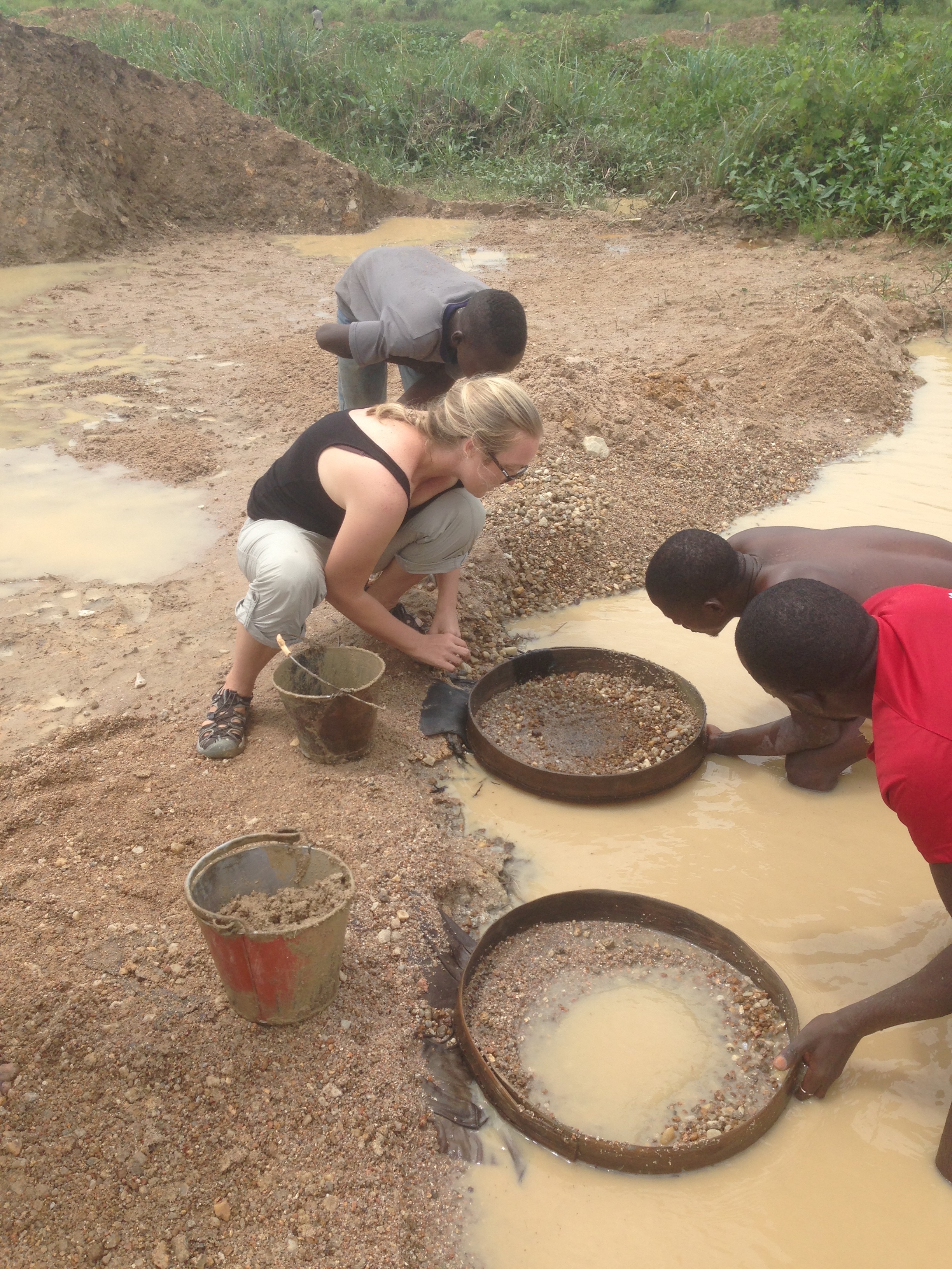 Professor McLean in Sierra Leone