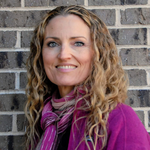 Head shot of Gaelle Blanvillain, Ph.D., smiling