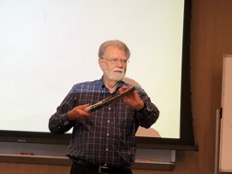 Professor John Preston instructing a class.