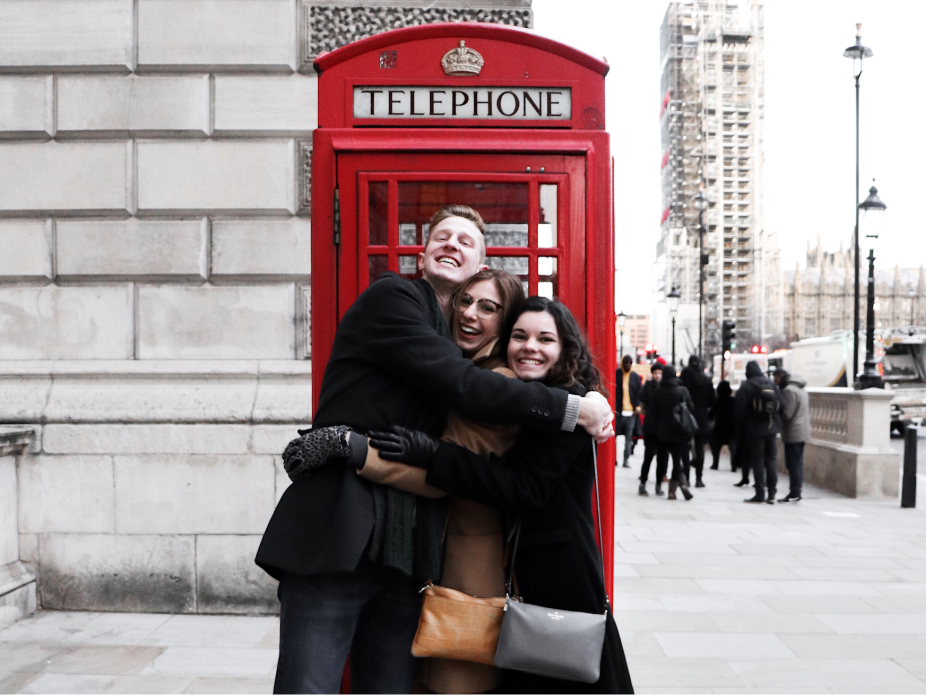 Honors College students explore London, England.