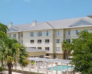 exterior of the Hilton Garden Inn