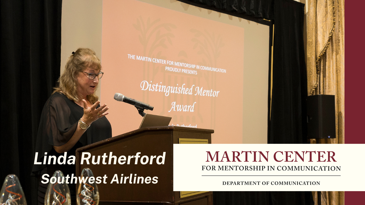 Linda Rutherford Distinguished Mentor Award Winner