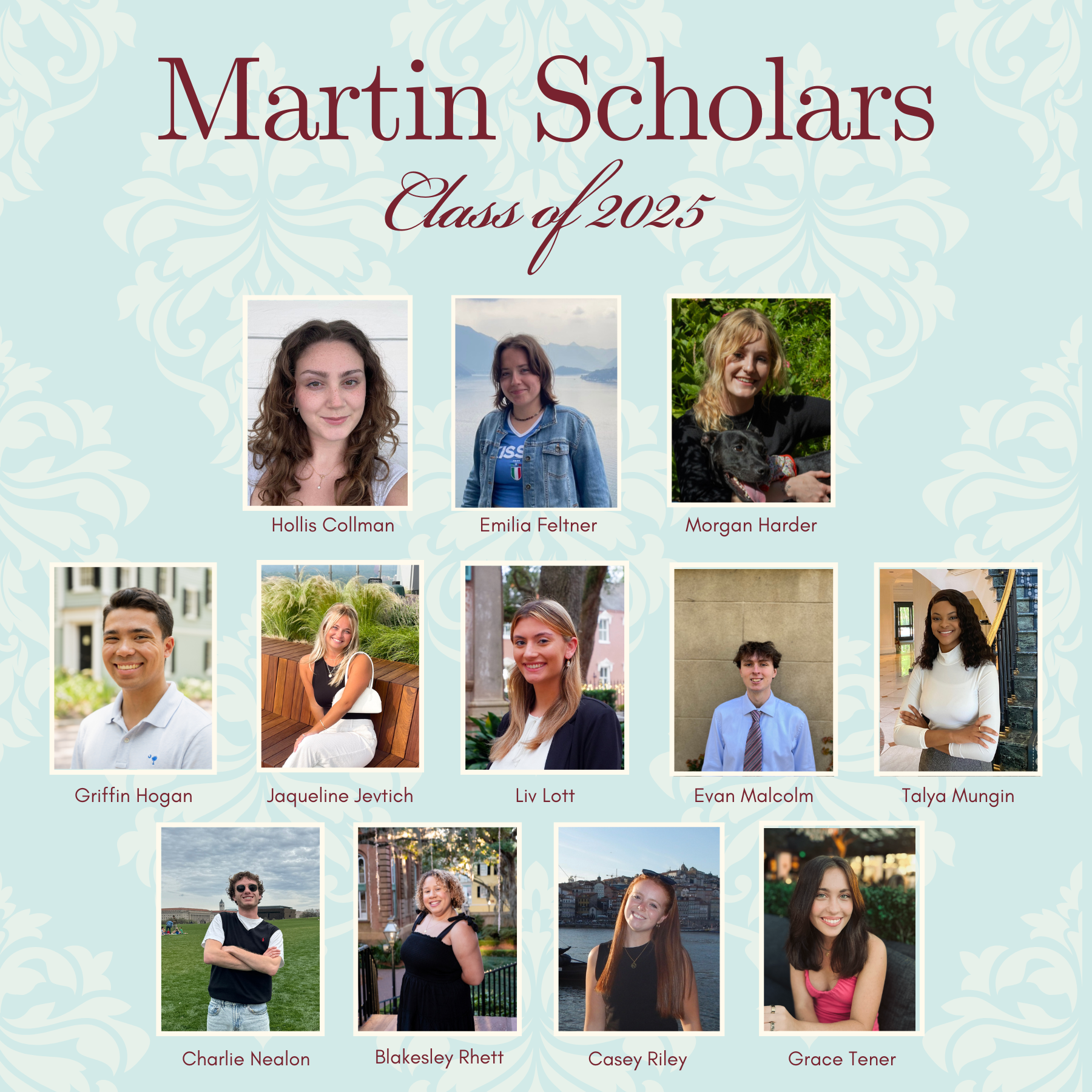 Martin Scholars Class of 2025