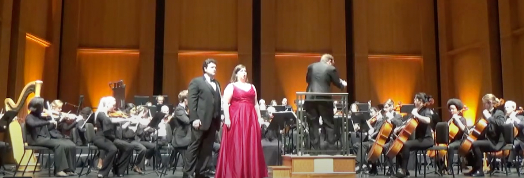 Soprano McKenzie Anderson perfroms with the College of Charleston Orchestra 