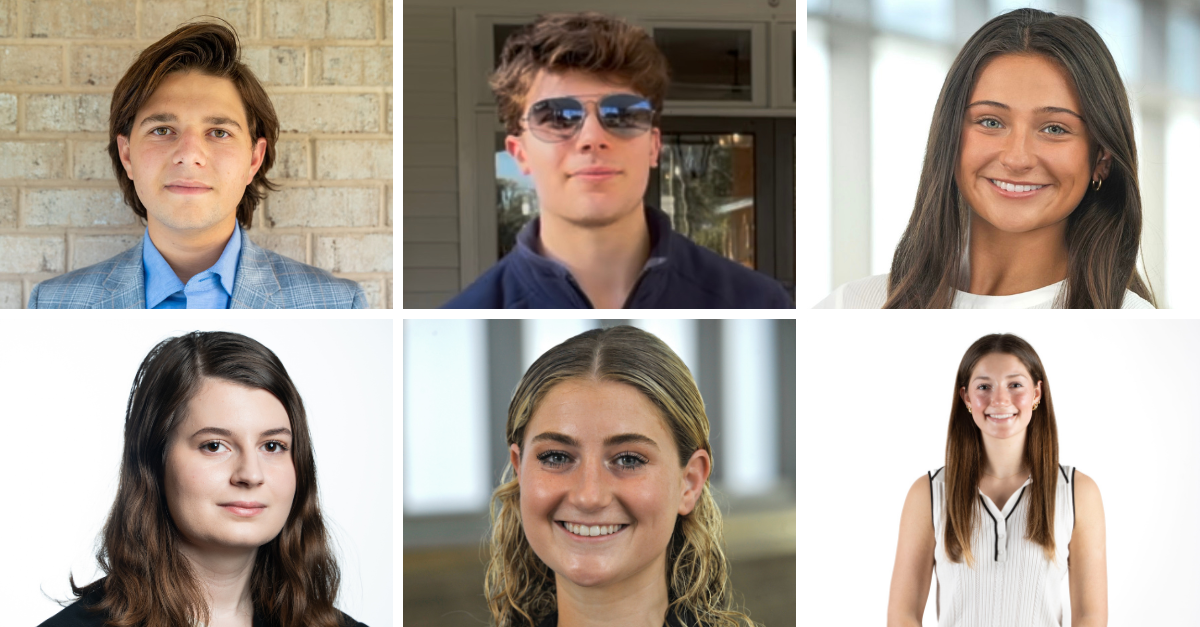Collage of headshots of students