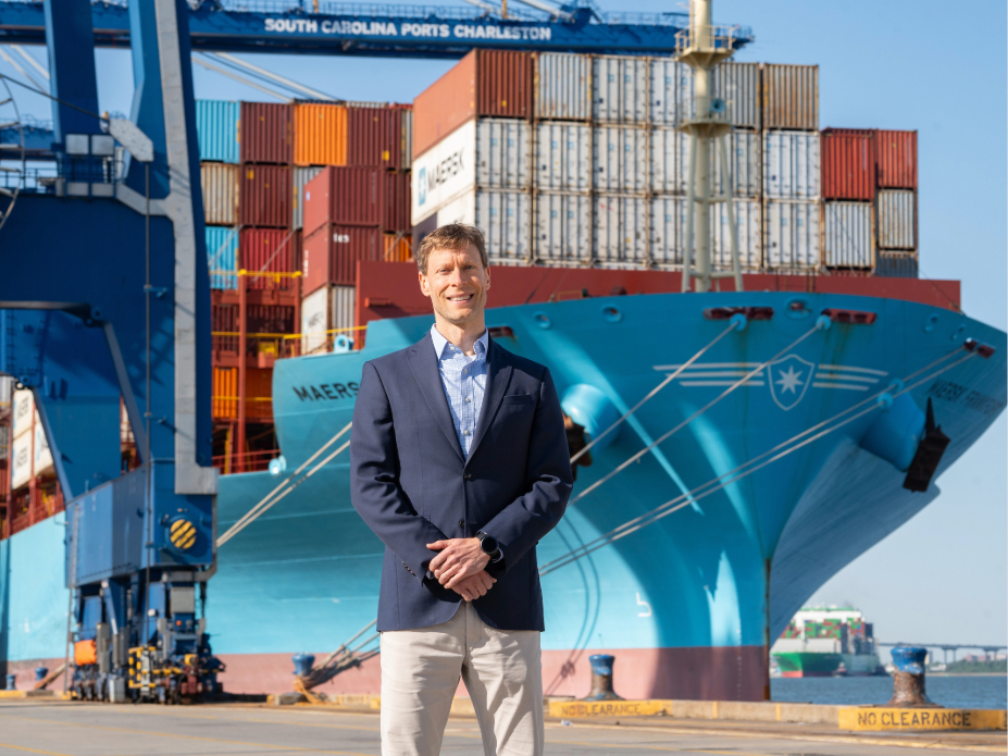 Micah Mallace at the Port