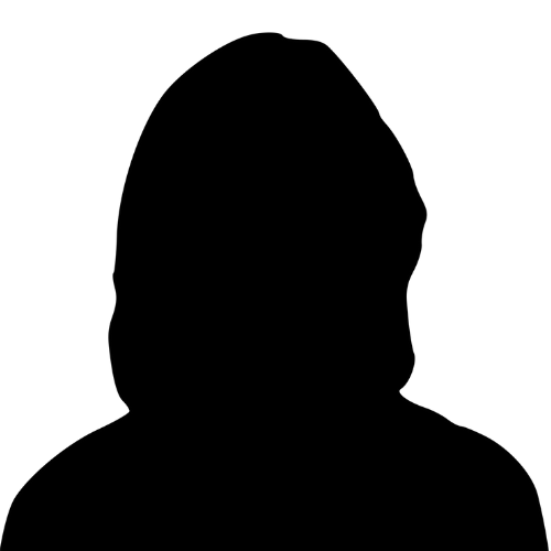 A silhouette placeholder image for a woman's face.
