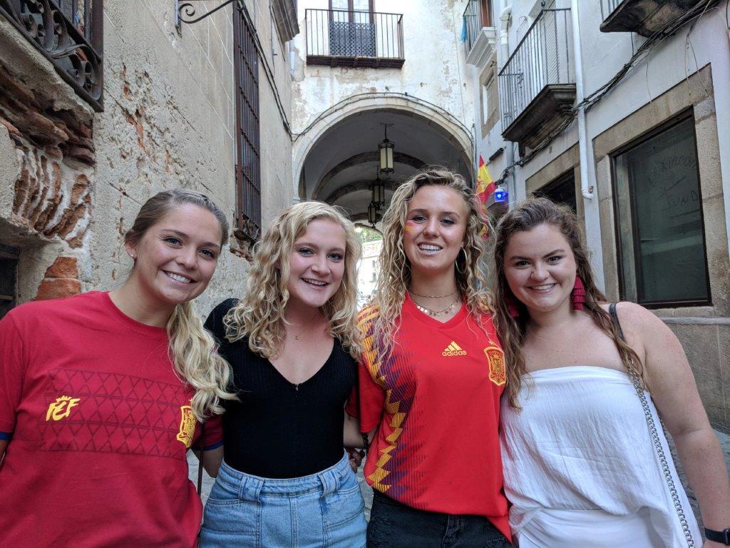 Hispanic Studies students study abroad in Spain