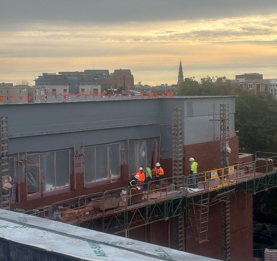 View of the skyline from Stern Center Renovation