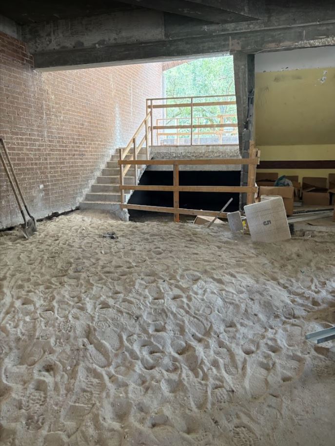 Interior of Stern Center renovation