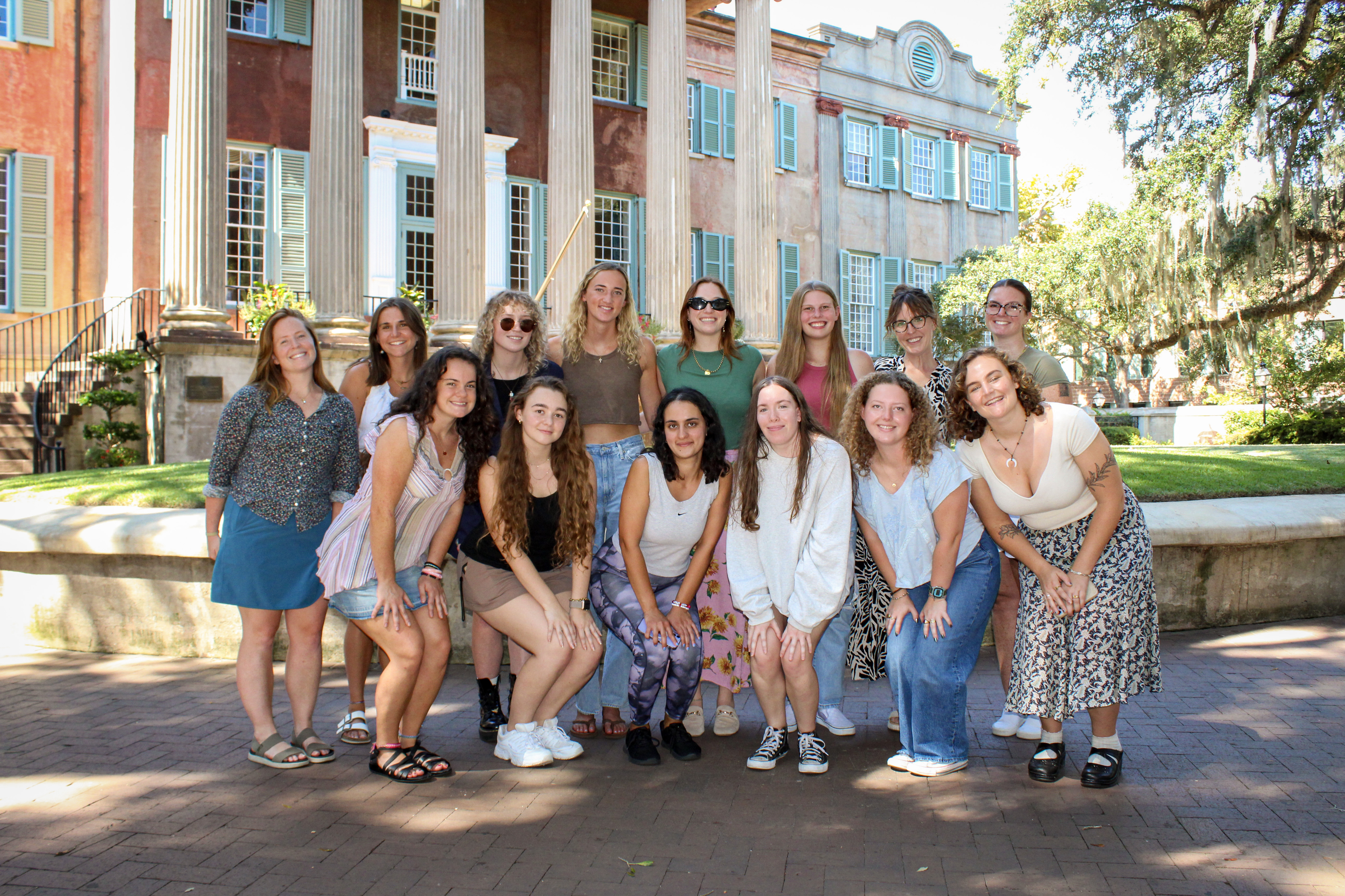 This is a group photo of the CSD team in the Cistern.